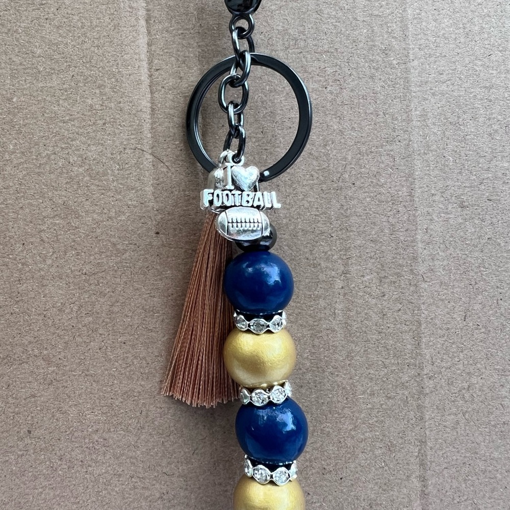 For the LOVE of Football Keychain